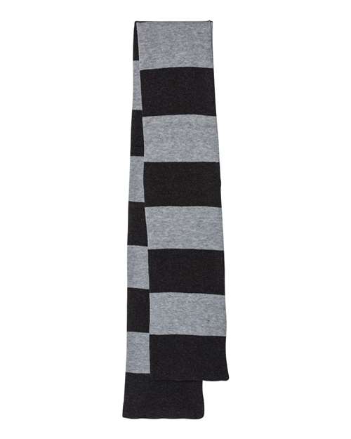Sportsman Rugby-Striped Knit Scarf thumbnail 3