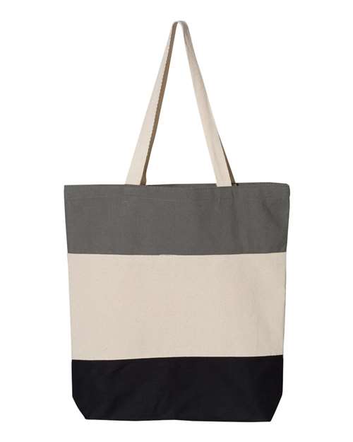 Q-Tees 11L Tri-Color Tote thumbnail 3