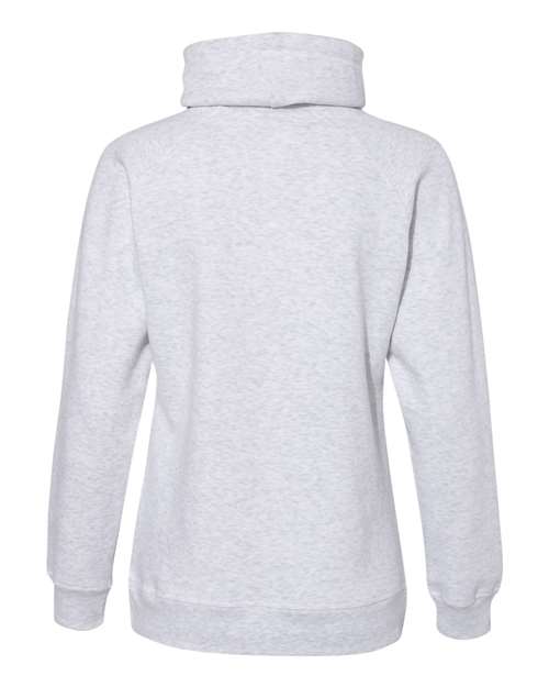 J. America Women’s Relay Cowl Neck Sweatshirt thumbnail 4