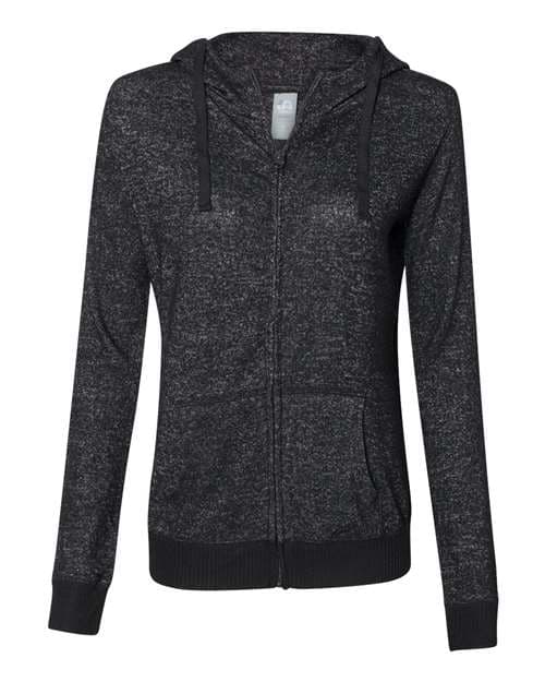 J. America Women’s Cozy Jersey Hooded Full-Zip thumbnail 2