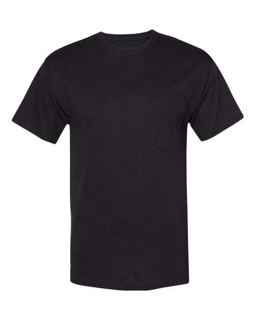 Hanes Unisex Workwear Pocket T-Shirt thumbnail 3