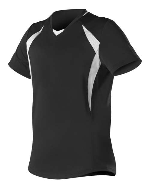Alleson Athletic Girls' Short Sleeve Fastpitch Jersey thumbnail 2