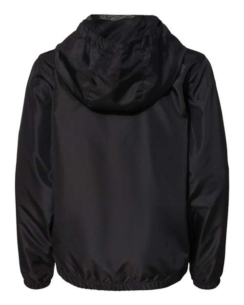 Independent Trading Co. Youth Lightweight Windbreaker Full-Zip Jacket thumbnail 4