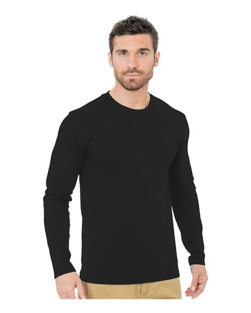 Bayside Unisex Fine Jersey Long Sleeve T-Shirt thumbnail 2