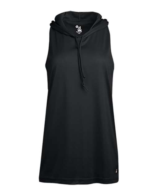 Badger Women's B-Core Racerback Hooded Tank Top thumbnail 2