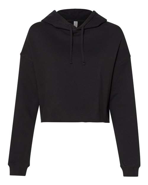 Independent Trading Co. Women’s Lightweight Crop Hooded Sweatshirt thumbnail 3