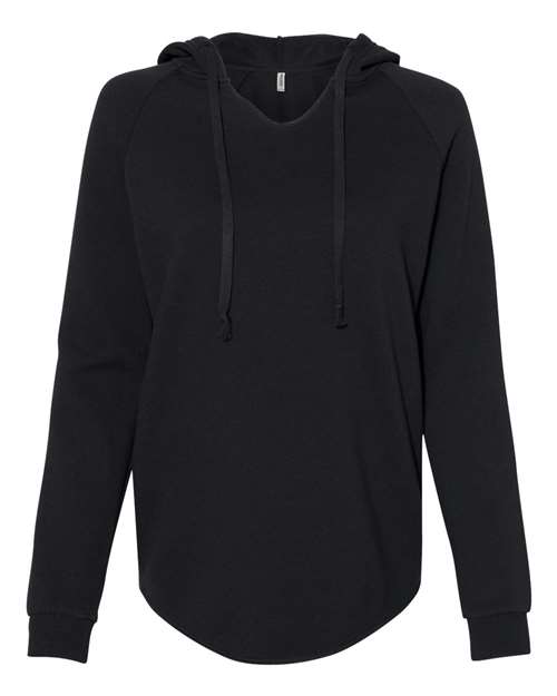 Independent Trading Co. Women’s Lightweight California Wave Wash Hooded Sweatshirt thumbnail 3