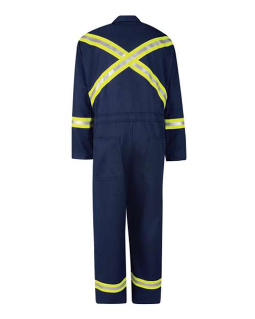 Bulwark Men's Classic Coverall with Reflective Trim - EXCEL FR thumbnail 3