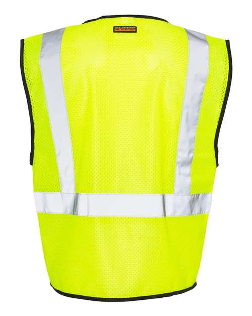 Kishigo Unisex Double-Pocket Zippered Economy Class 2 Vest thumbnail 3