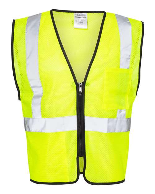 Kishigo Unisex Double-Pocket Zippered Economy Class 2 Vest thumbnail 2