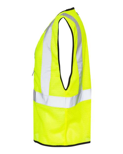 Kishigo Unisex Zippered Mesh Economy Class 2 Vest thumbnail 4