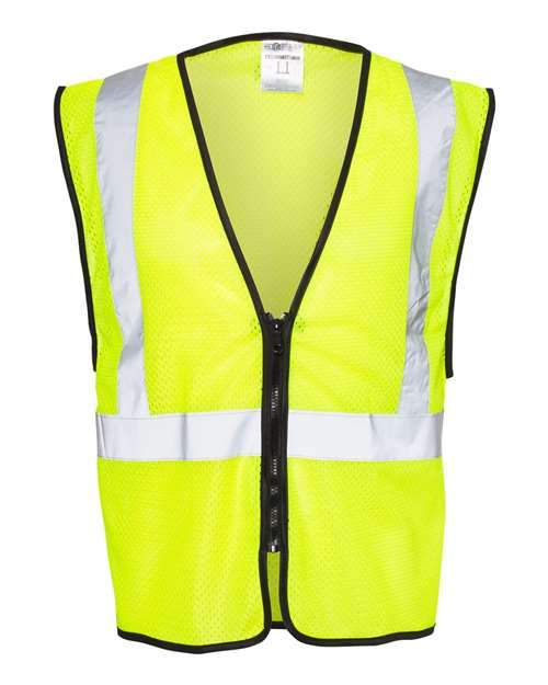 Kishigo Unisex Zippered Mesh Economy Class 2 Vest thumbnail 2