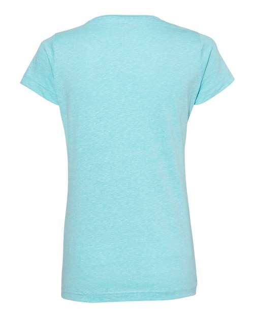 LAT Women's Harborside Mélange V-Neck Tee thumbnail 3