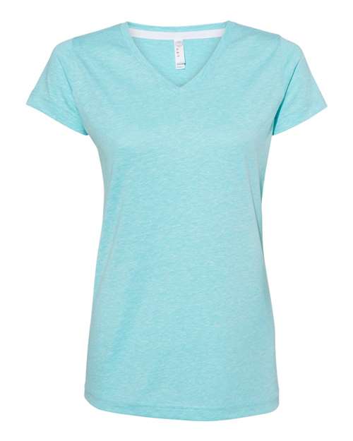 LAT Women's Harborside Mélange V-Neck Tee thumbnail 2