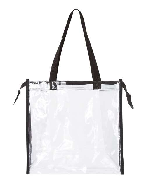 OAD OAD Clear Zippered Tote with Full Gusset thumbnail 3