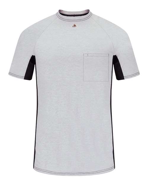 Bulwark Men's FR Two-Tone Base Layer with Concealed Chest Pocket- EXCEL FR thumbnail 2