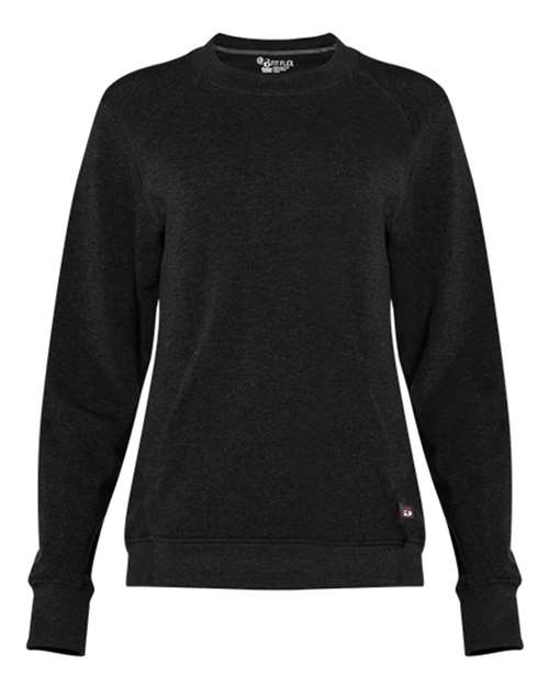Badger Women's FitFlex French Terry Crewneck Sweatshirt thumbnail 2