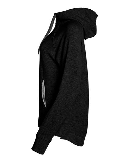 Badger Women's FitFlex French Terry Quarter-Zip Hooded Pullover thumbnail 4