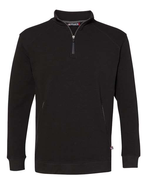 Badger Men's FitFlex French Terry Quarter-Zip Pullover thumbnail 2