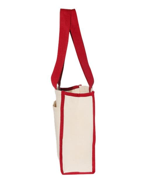 Q-Tees 14L Tote with Contrast-Color Handles thumbnail 4
