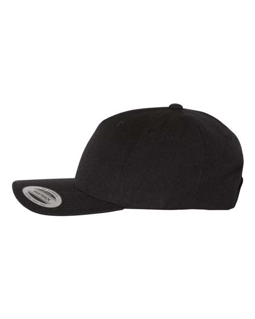 YP Classics Premium Five-Panel Curved Bill Snapback Cap thumbnail 4