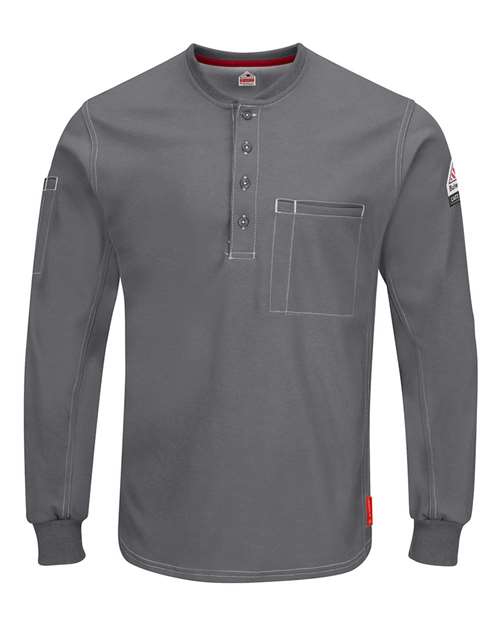 Bulwark Men's Tall iQ Series® Plus Long Sleeve Henley thumbnail 2