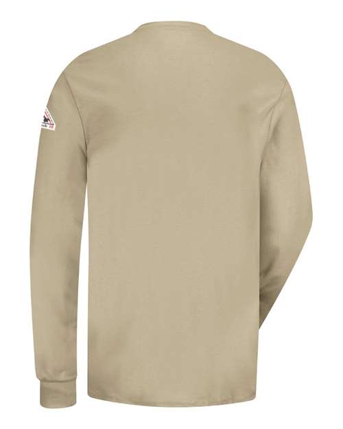 Bulwark Men's Tall Long Sleeve Tagless Henley Shirt thumbnail 3