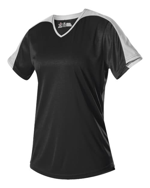 Alleson Athletic Women's V-Neck Fastpitch Jersey thumbnail 2