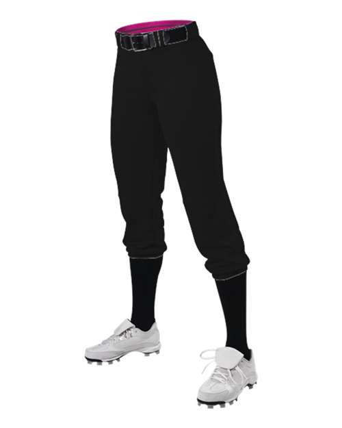 Alleson Athletic Women's Premium Fastpitch Softball Pants with Belt Loops thumbnail 2