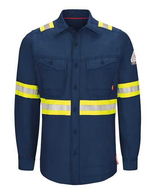Bulwark Men's Tall iQ Series® Endurance Enhanced-Vis Work Shirt thumbnail 2