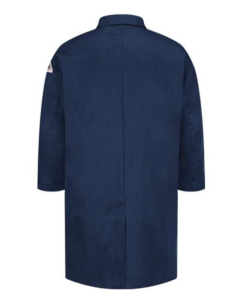Bulwark Men's Concealed Snap Front Lab Coat - EXCEL FR® ComforTouch® - 6 oz. thumbnail 3