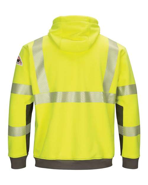 Bulwark Men's Hi-Visibility Color-Blocked Hooded Sweatshirt thumbnail 3