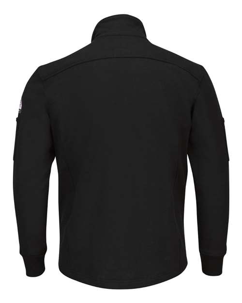 Bulwark Men's Tall Zip Front Fleece Jacket-Cotton /Spandex Blend thumbnail 3