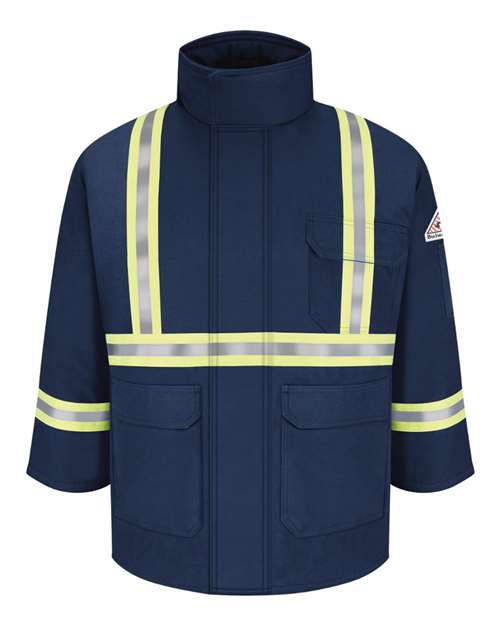 Bulwark Men's Deluxe Parka With Reflective Trim - EXCEL FR® ComforTouch thumbnail 2