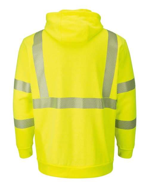 Bulwark Men's Hi-Visibility Hooded Sweatshirt thumbnail 3