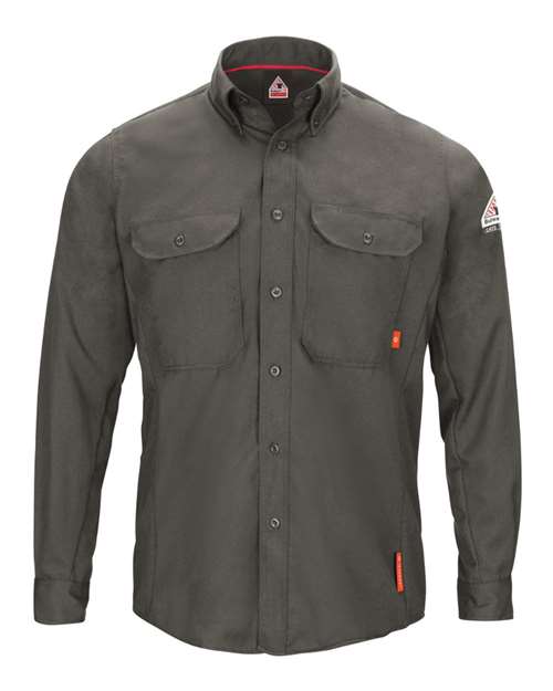 Bulwark Men's iQ Series® Long Sleeve Comfort Woven Lightweight Shirt thumbnail 2