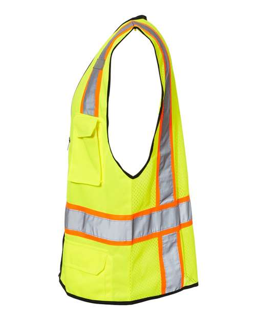 Kishigo Unisex 6 Pocket Contrast Class 2 Vest thumbnail 4