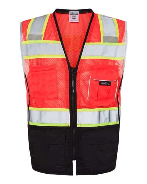 Kishigo Unisex Premium Black Series® Black Bottom Class 2 Vest thumbnail 2