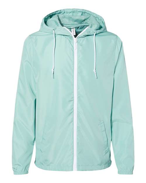 Independent Trading Co. Men's Lightweight Windbreaker Full-Zip Jacket thumbnail 3