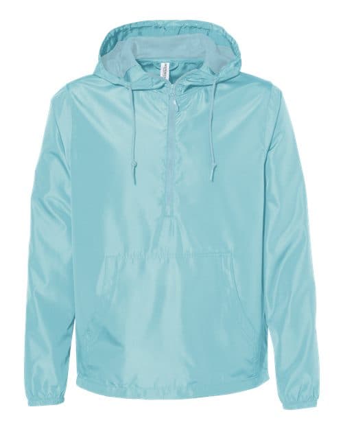 Independent Trading Co. Unisex Lightweight Quarter-Zip Windbreaker Pullover Jacket thumbnail 2