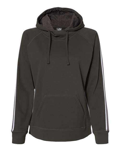 J. America Women's Rival Fleece Hooded Sweatshirt thumbnail 2