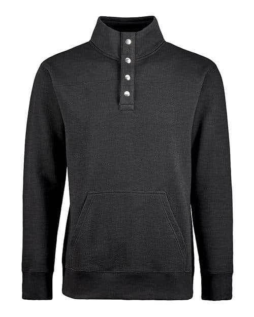 J. America Men's Ripple Fleece Snap Sweatshirt thumbnail 2