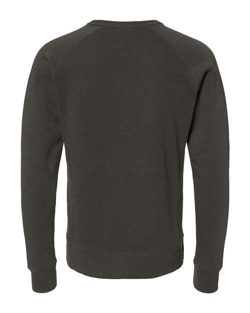 J. America Men's Ripple Fleece Raglan Crewneck Sweatshirt thumbnail 4