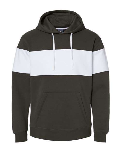 J. America Men's Varsity Fleece Colorblocked Hooded Sweatshirt thumbnail 3