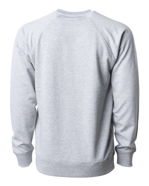 Independent Trading Co. Unisex Icon Lightweight Loopback Terry Crewneck Sweatshirt thumbnail 4