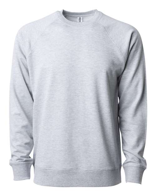 Independent Trading Co. Unisex Icon Lightweight Loopback Terry Crewneck Sweatshirt thumbnail 3