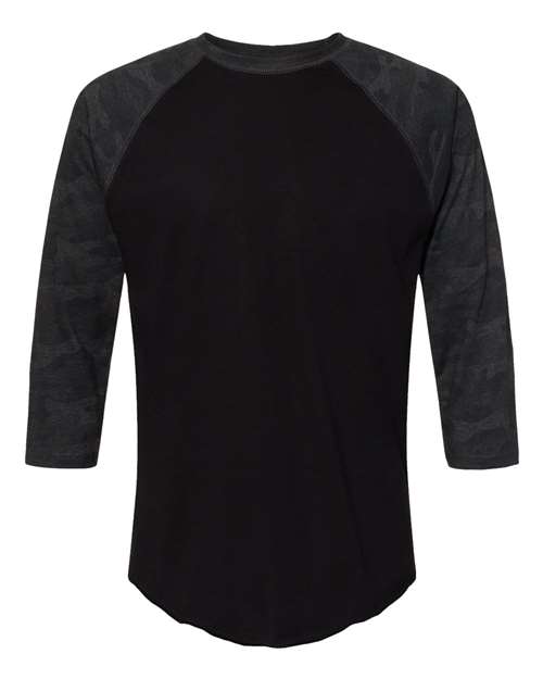 LAT Unisex Baseball Fine Jersey Three-Quarter Sleeve Tee thumbnail 3