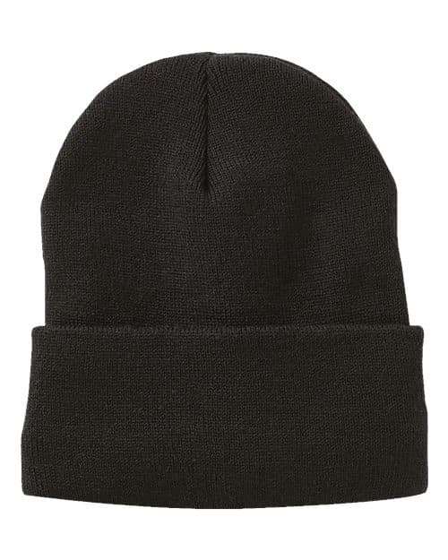 Sportsman 12" Jersey Lined Cuffed Beanie thumbnail 2