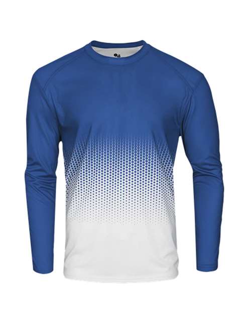 Badger Youth Hex 2.0 Long Sleeve T-Shirt thumbnail 2