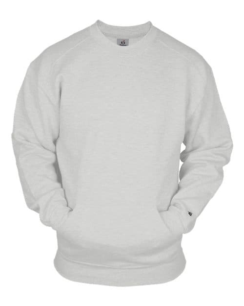 Badger Unisex Pocket Crewneck Sweatshirt thumbnail 2